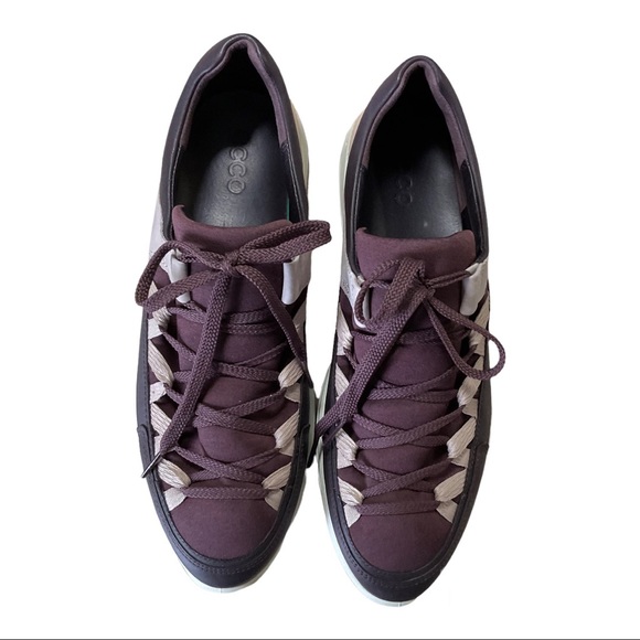 ECCO Flexure Leather Runner II Fig/Black/Grey - EU 42 US 11 - Picture 11 of 16